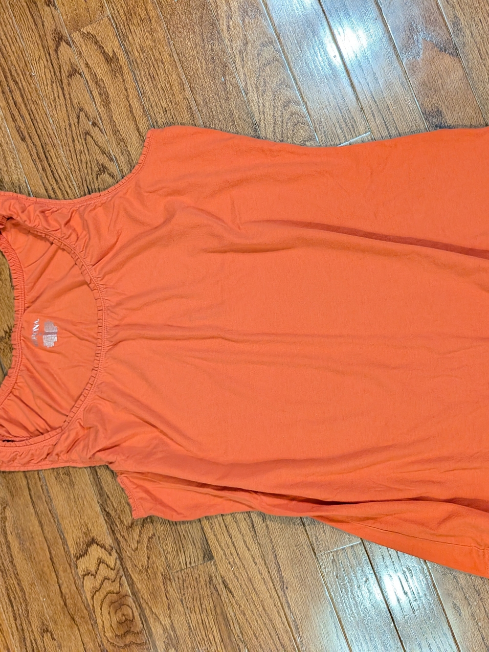 Merona Orange Scoop Neck Tank Top